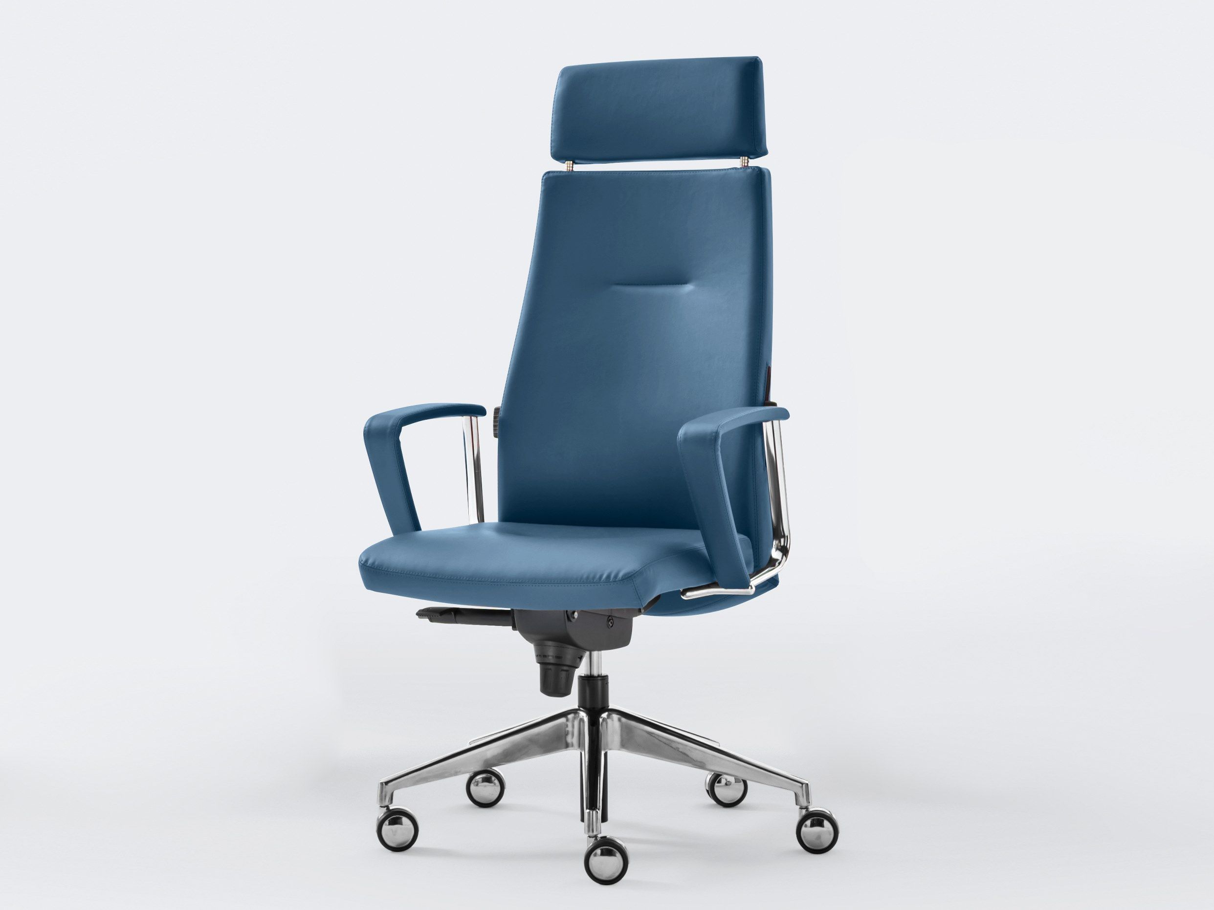 Кожаное вращающееся офисное кресло с подголовником Ares Line Trendy ARCH-00054457