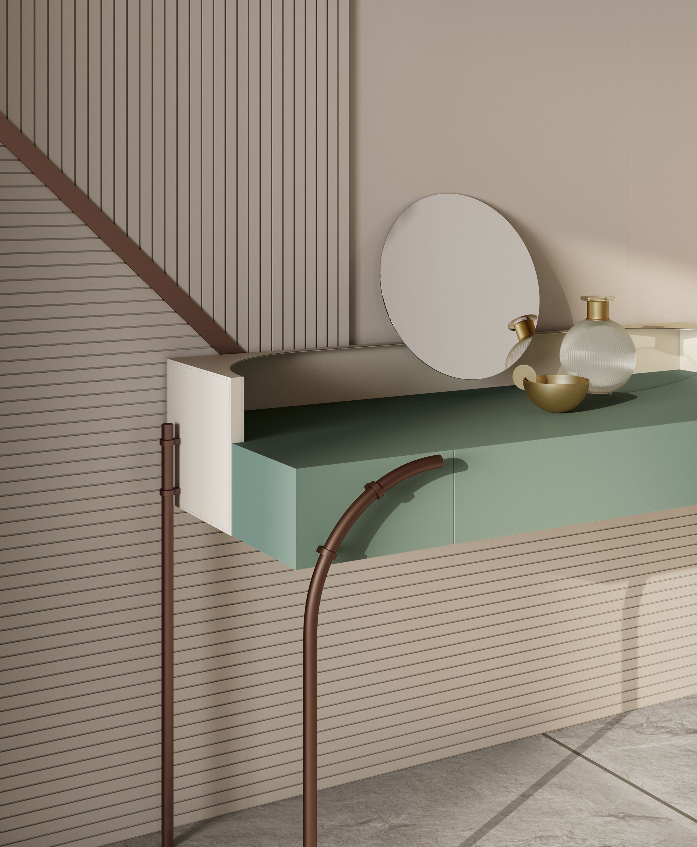 Деревянный туалетный столик Bizzotto Italia Нара ARCH-00115890 - Вид №4