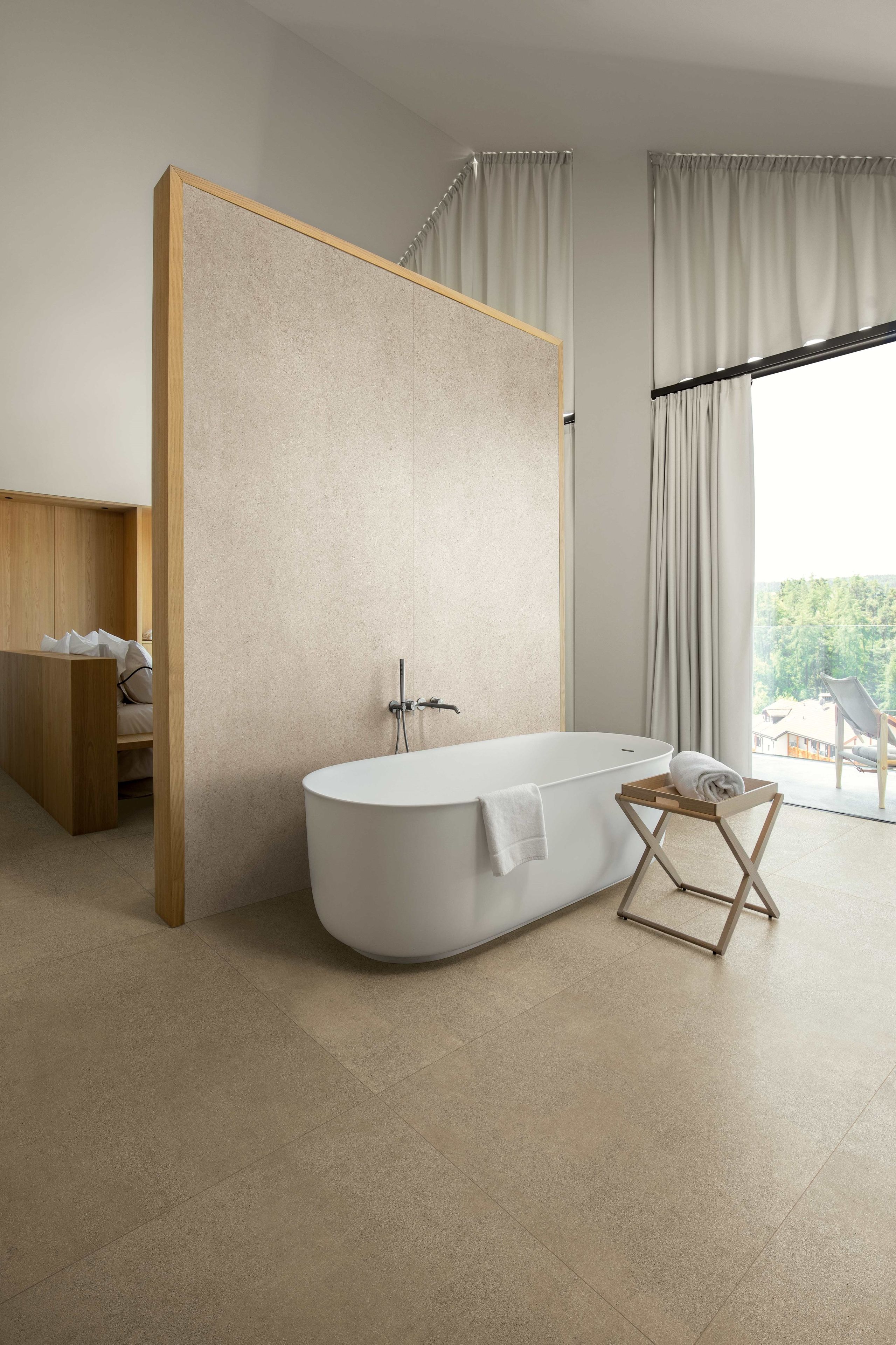 Пол / облицовка керамогранита для внутреннего и наружного применения с эффектом цемента Florim Ceramiche SENSI ARCH-00151192 - Вид №14