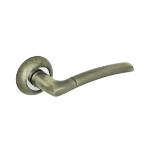 Дверные ручки Фабрика замков FZ 01 AB, без запирания, комплект, цвет античная бронза