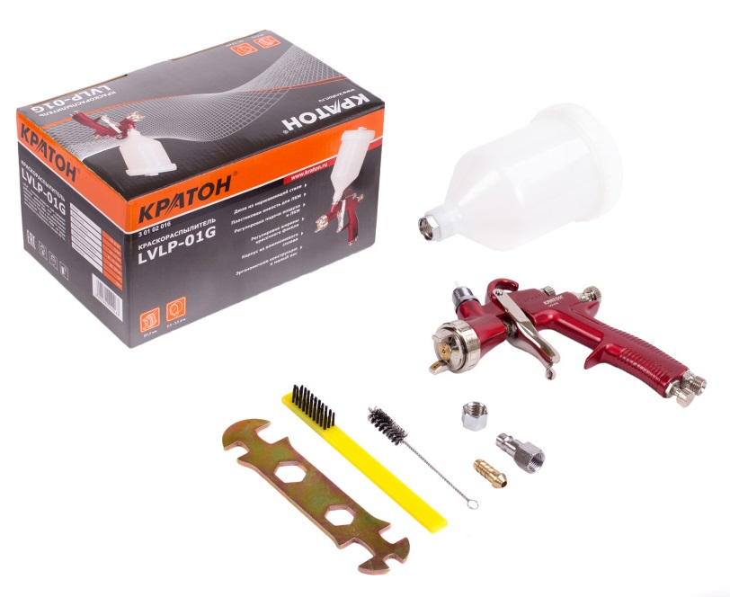 Краскораспылитель Кратон LVLP-01G 9030505 STDN-0088166 - Вид №3