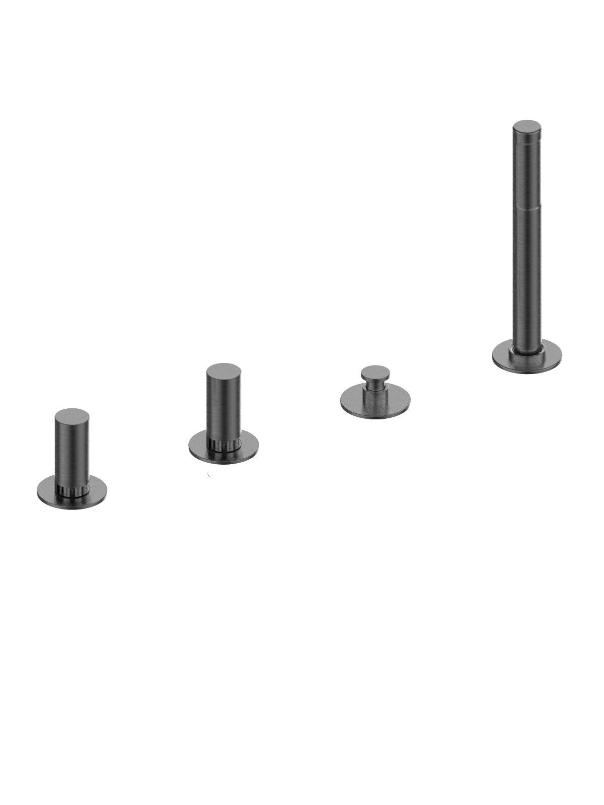 Смеситель для ванны с 4 отверстиями и ручным душем Rubinetterie Frattini Pepe XL ARCH-00026690 - Вид №5