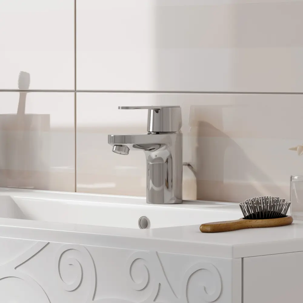 Смеситель для раковины Grohe Get однорычажный латунь цвет хром STLM-2020067 - Вид №2