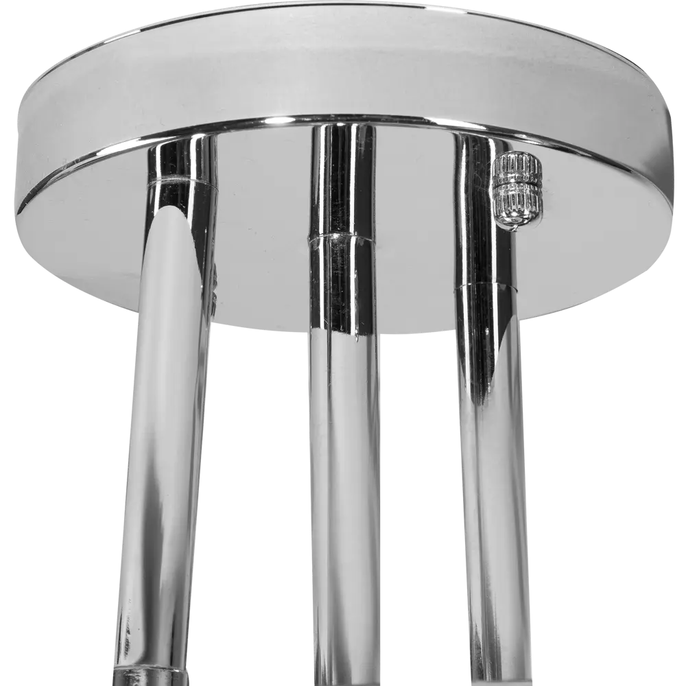 Люстра Йорк 3xE27Х60 Вт, металл/стекло, цвет хром/белый WINK STLM-2145219 - Вид №4