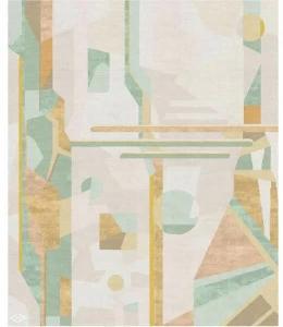 Tapis Rouge Прямоугольный коврик ручной работы Abstraction Tr1296