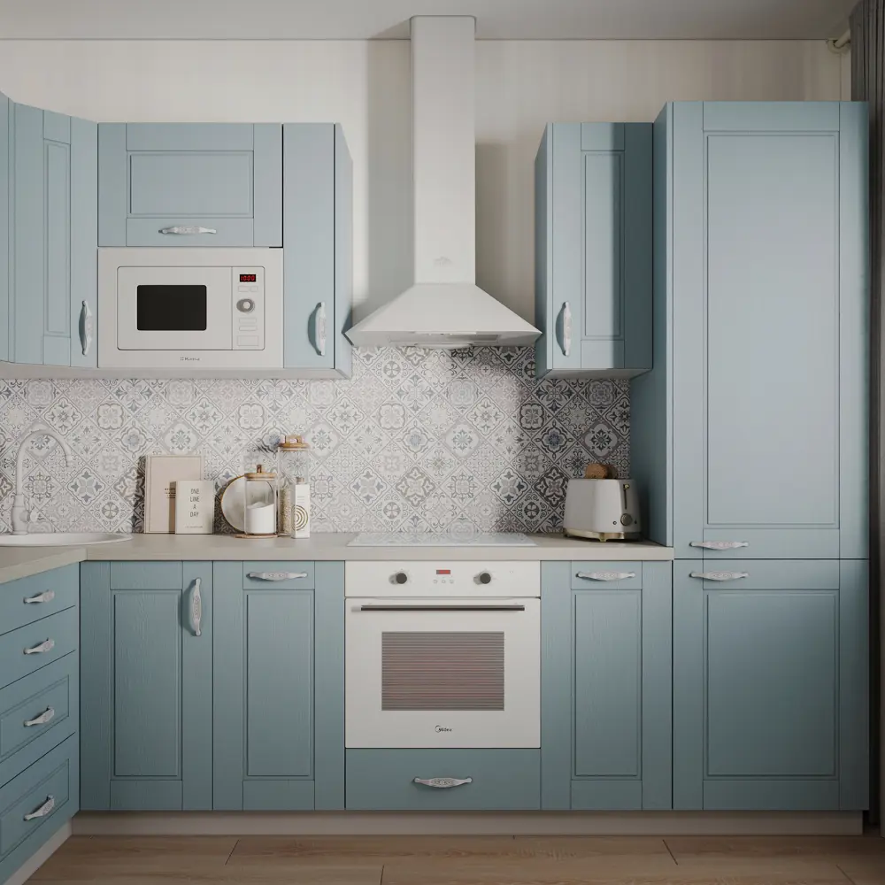 Фасад кухонный Томари Delinia ID голубой МДФ 59.7x12.5 см 82010996 STLM-0017374 - Вид №12