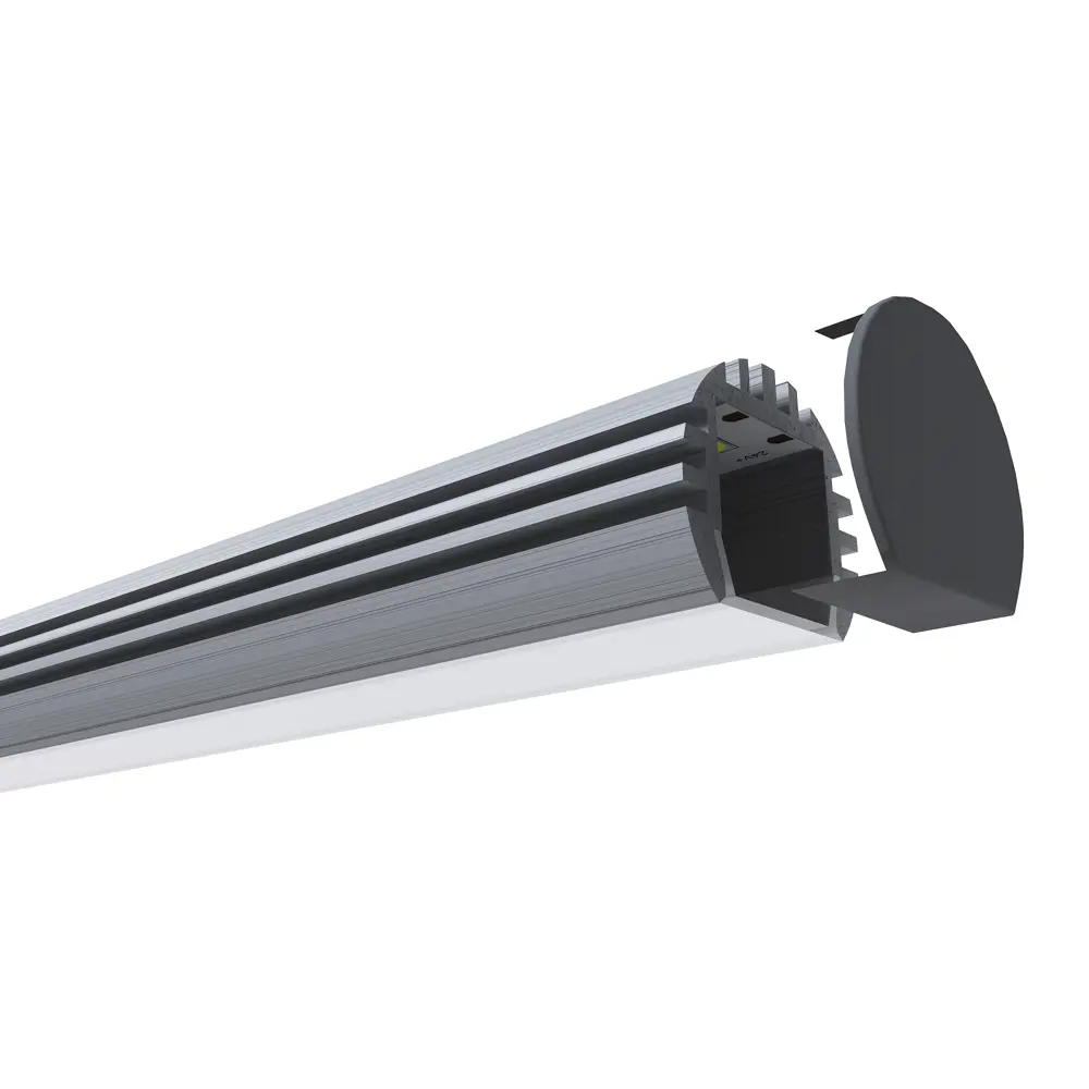 APEYRON Круглый профиль для светодиодной ленты 2м с рассеивателем 84601260 STLM-0052669 - Вид №1