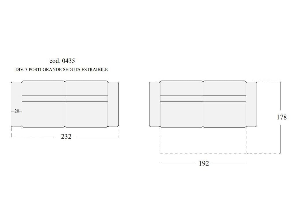 2-местный тканевый диван Egoitaliano ZOOMY ARCH-00035710 - Вид №4