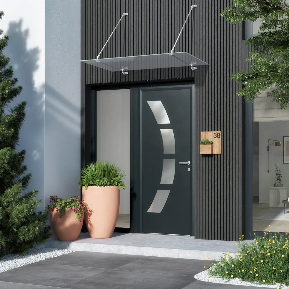 Стекло для навеса Artens Glassy 140x90 прозрачный STLM-2054979 - Вид №1