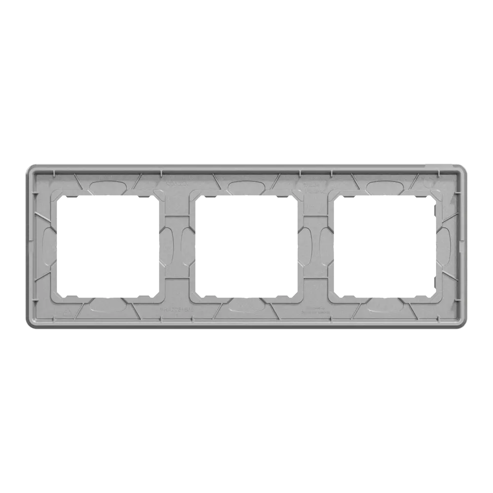 Рамка для розеток и выключателей Systeme Electric Sedna Design 3 поста, цвет белое стекло STLM-2166789 - Вид №2