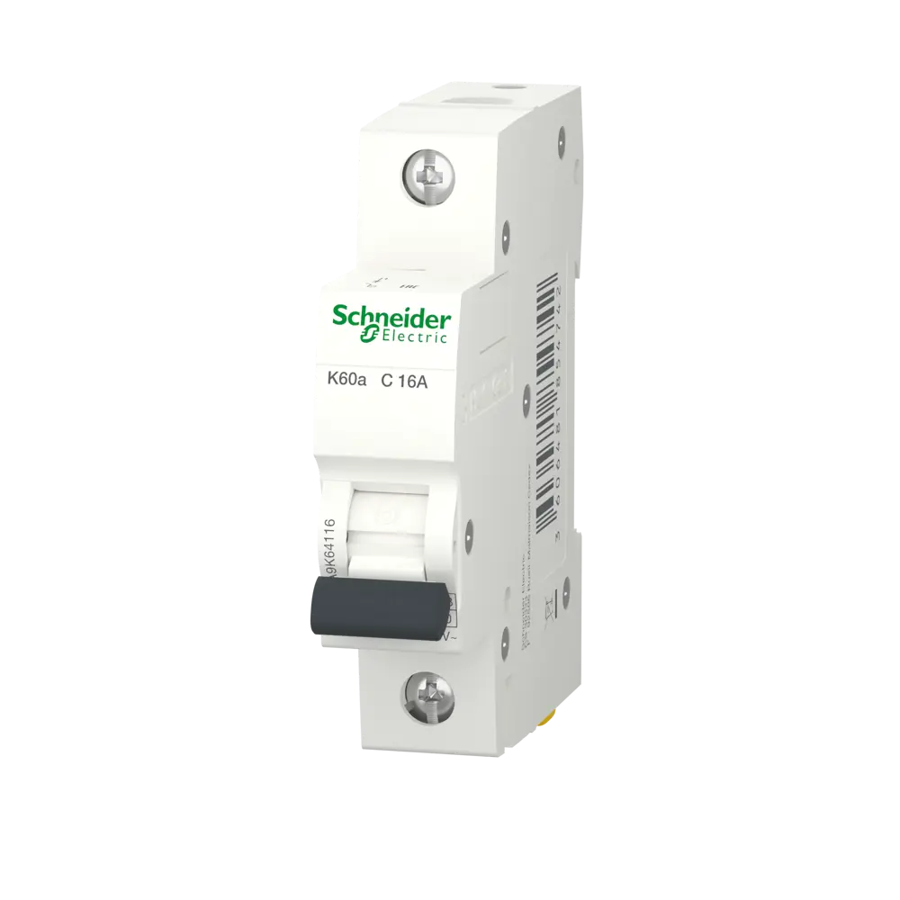 Автоматический выключатель Schneider Electric Acti9 1P C16 А 4.5 кА STLM-2134789