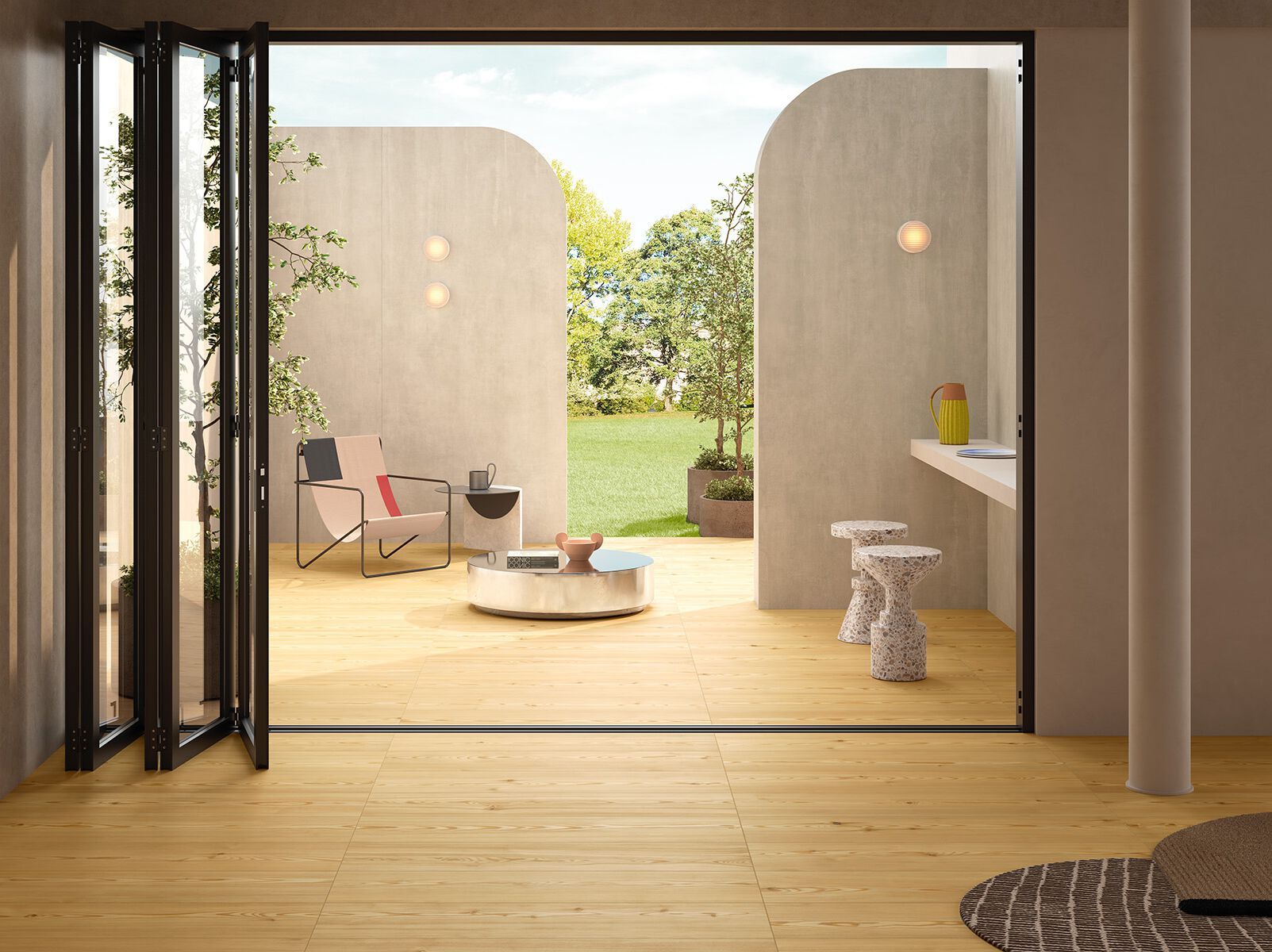 Пол / облицовка керамогранита под дерево Revigrés ARCH-00109566