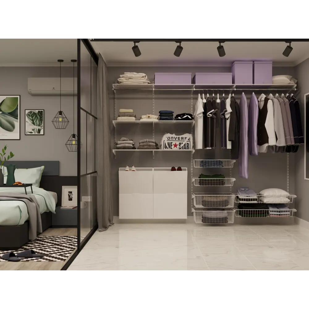 Штанга гардеробная LARVIJ 94 см хром для систем хранения 14273149 STLM-0004710 - Вид №3