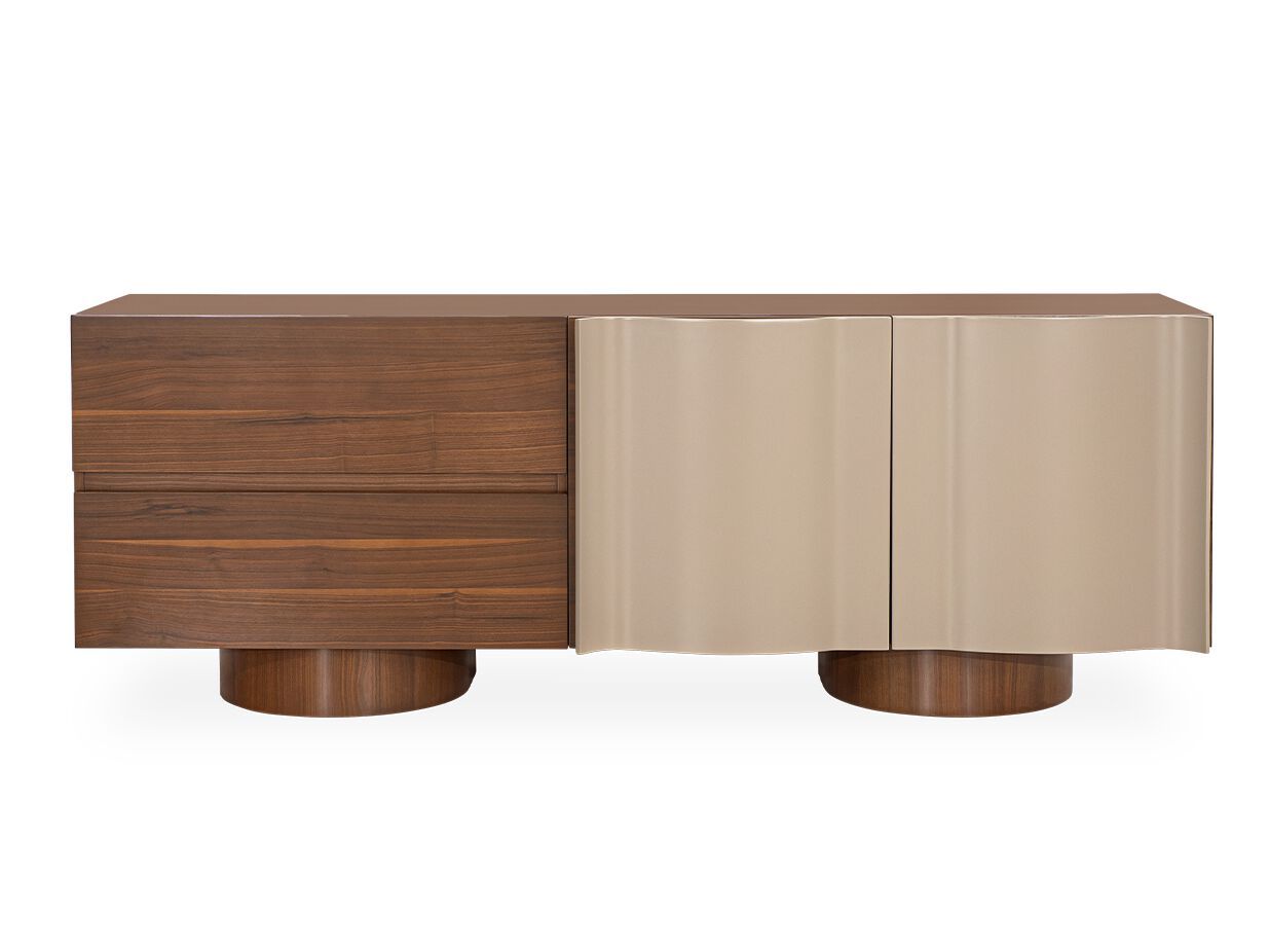 Деревянный шкаф с распашными дверцами и ящиками NDESIGN Espresso ARCH-00009773