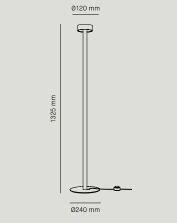 Стальная светодиодная напольная лампа Milan Iluminacion Peak Lane ARCH-00101077 - Вид №21