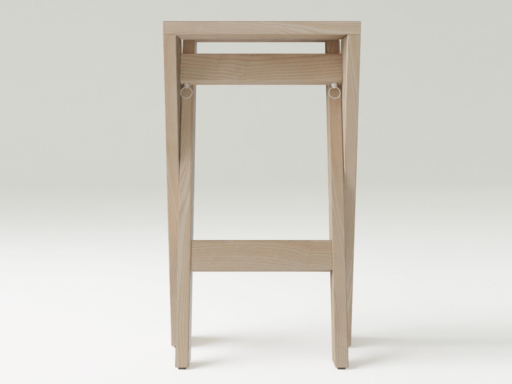 Высокий штабелируемый стул из массива дерева с подставкой для ног I.T.F. Design Forest ECO.rrect ARCH-00128195 - Вид №1