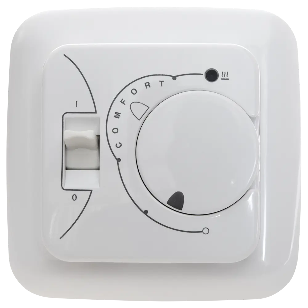 Терморегулятор для теплого пола Equation механический цвет белый STLM-2048802