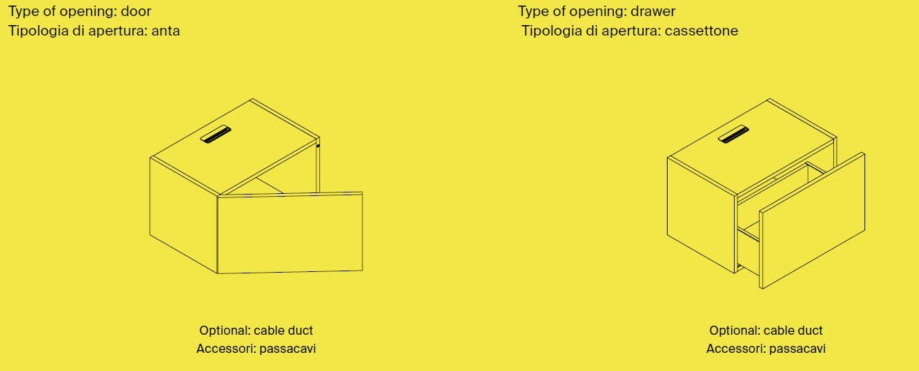 Деревянный подвесной шкаф с ящиками XILIA GRAVITY ARCH-00151835 - Вид №9