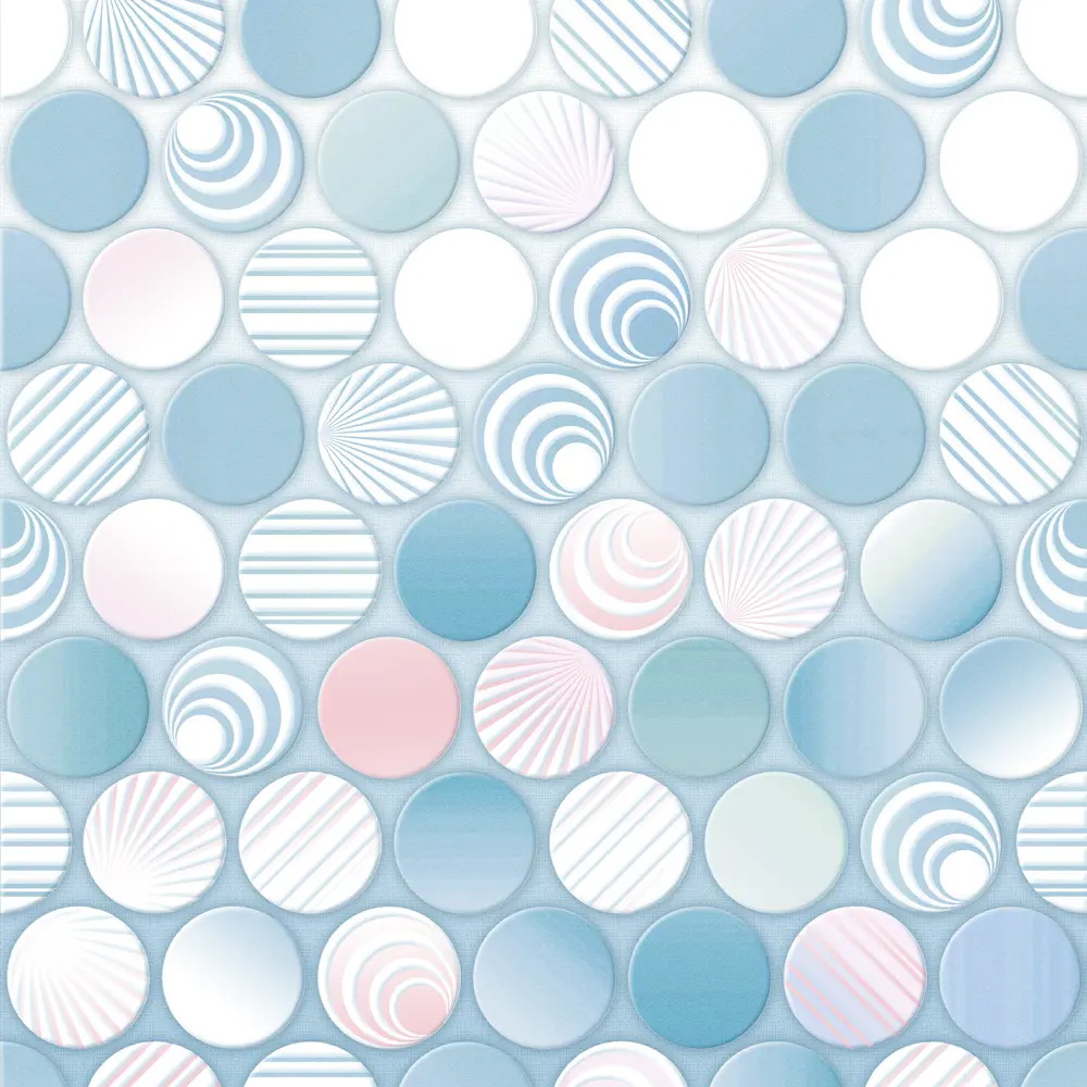 Стеновая панель ПВХ Бризоль 2700x250x8 мм голубой 0.675 м² КРОНАПЛАСТ STLM-2009192