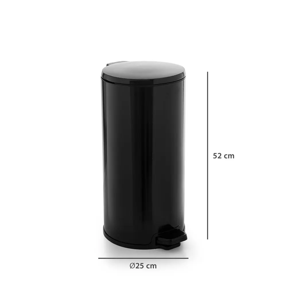 Контейнер для мусора Primanova Cigo M-E50-06-06 20 л металл цвет черный STLM-2192329 - Вид №2
