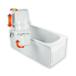 Gr3350r Bocchi Phoenix-x Полностью автоматическая крытая ванна для людей с ограниченными физическими возможностями Ярко-Белый