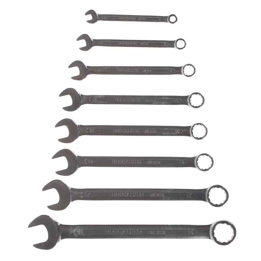 Набор комбинированных ключей Brigadier 6-19 мм, 8 шт ARCHIMEDES STLM-2209986