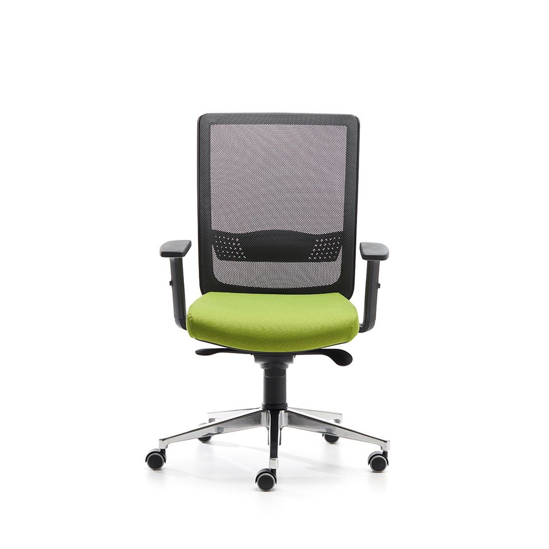 Сетчатое вращающееся кресло с откидывающейся спинкой и подлокотниками VAGHI Bursa Evo Black ARCH-00044228 - Вид №7