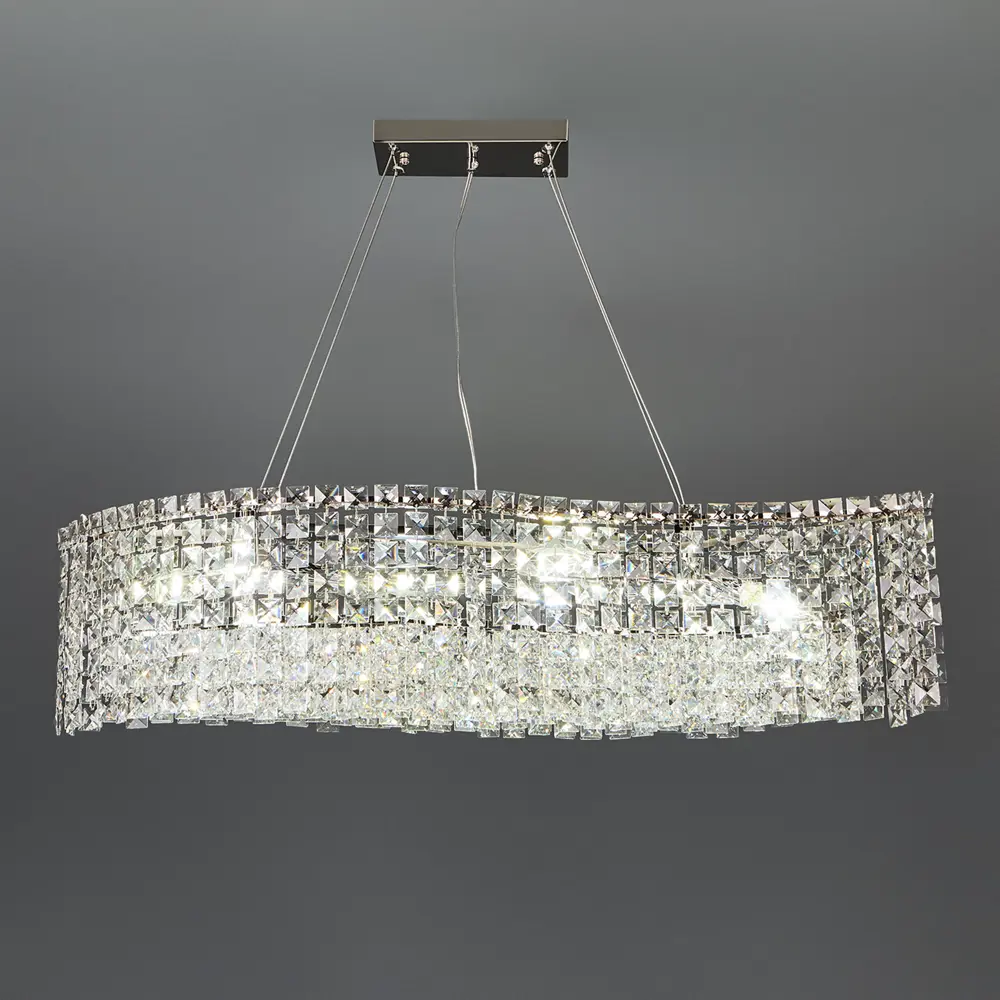 Люстра Escada Empire с хрустальными подвесками, 6 ламп, регулируемая высота 89377548 STLM-1566520 - Вид №1