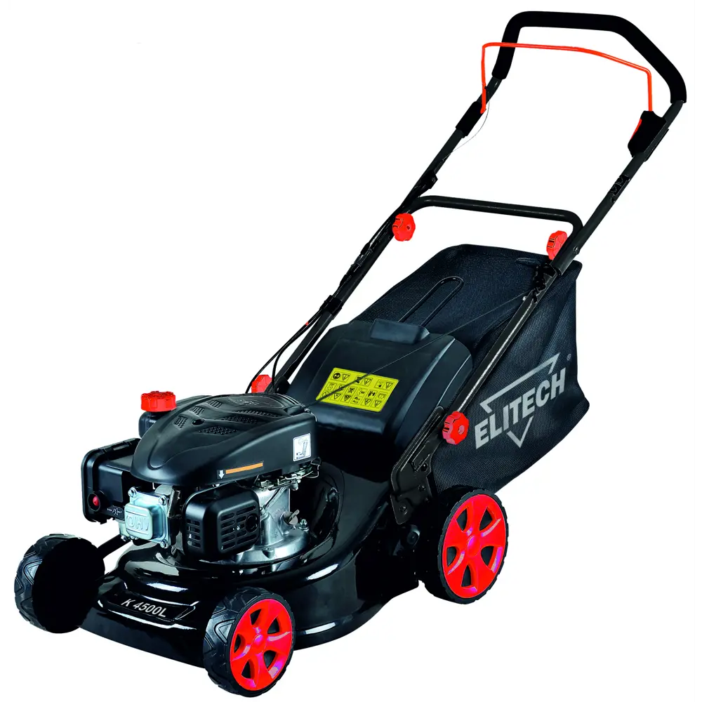 Газонокосилка бензиновая несамоходная Elitech К 4500L 4л.с. 43 см STLM-2129271