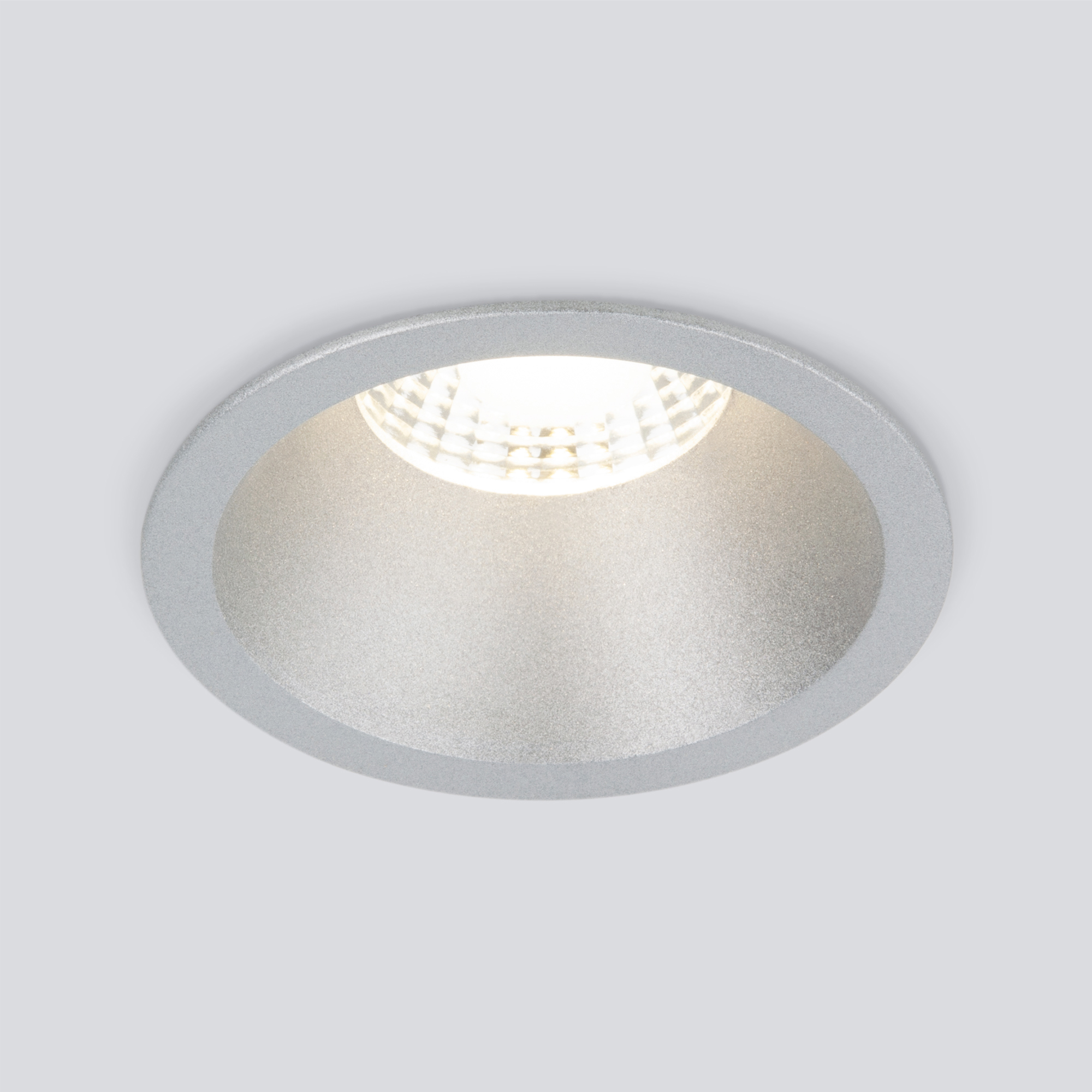 90188837 Светильник точечный светодиодный встраиваемый 15266/LED под отверстие 71 мм 3 м² нейтральный белый свет цвет серый STLM-0126167 ELEKTROSTANDARD