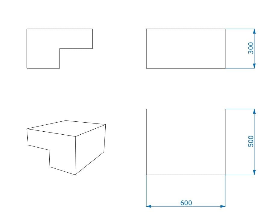 QM пена ступени подушки Quinze & Milan STAIR SEAT ARCH-00123535 - Вид №9