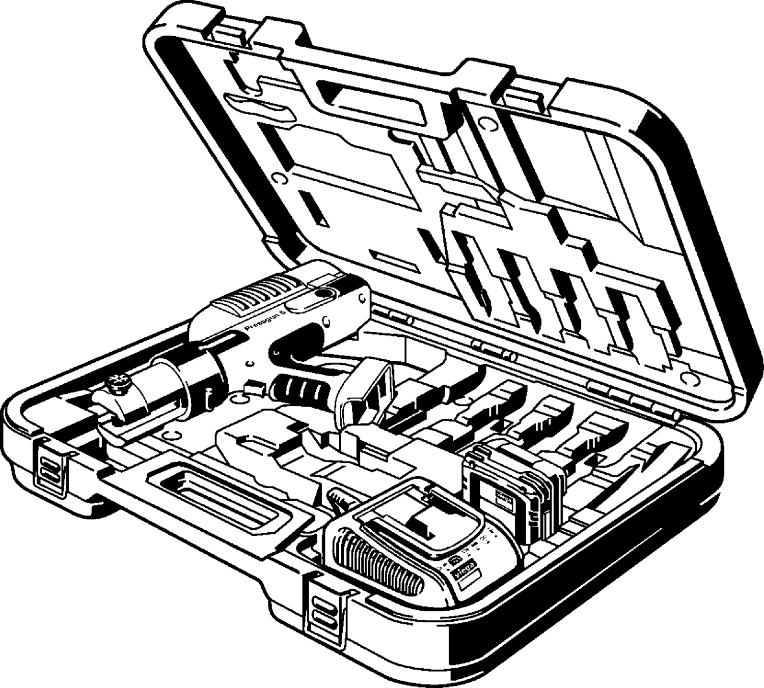 707 156 Модель 2295.2 Трубопроводные системы  Системные пресс-инструменты  Системные пресс-инструменты  Аккумуляторная батарея Santreyd  - Вид №1