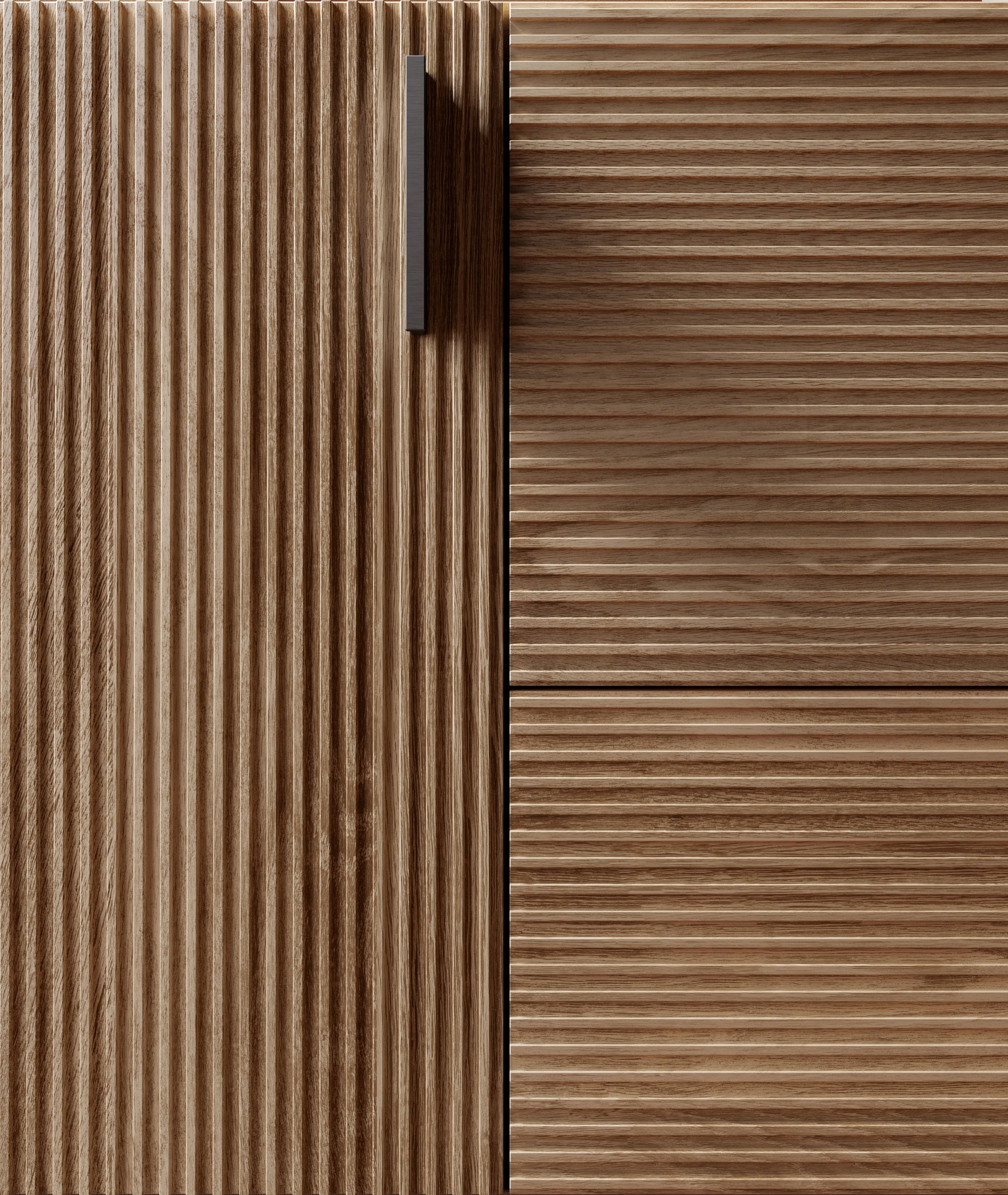 Деревянный одноместный напольный умывальник с дверцей и ящиками Inbani решетки ARCH-00047520 - Вид №1