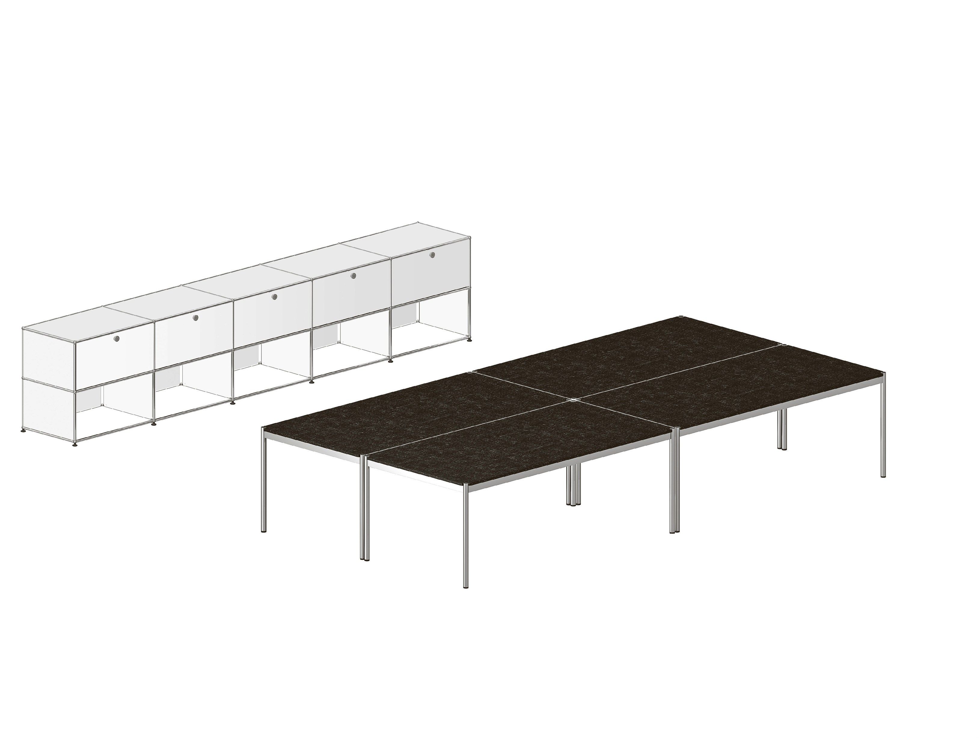 Прямоугольный рабочий стол из ламината USM USM Haller Table ARCH-00149112 - Вид №13