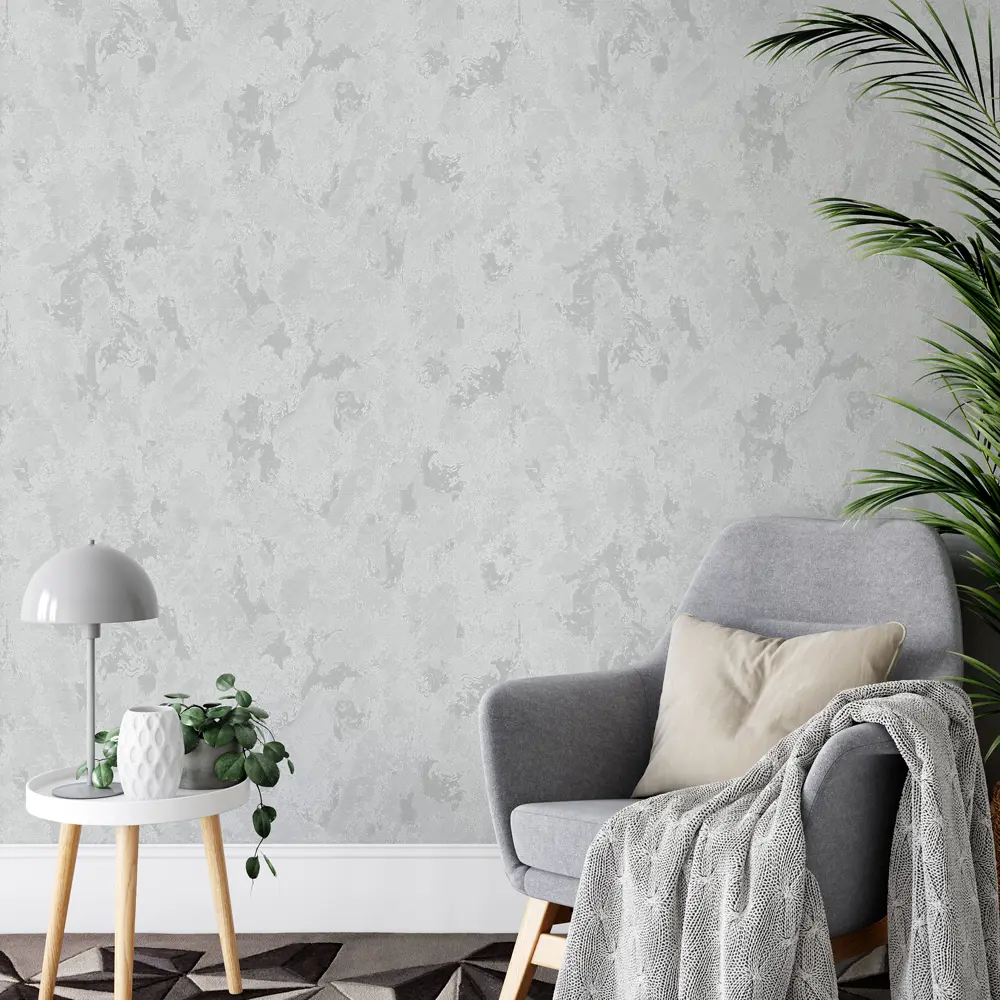 АСПЕКТ РУ Муза - Серые флизелиновые обои под покраску 87964090 STLM-0076427 - Вид №2