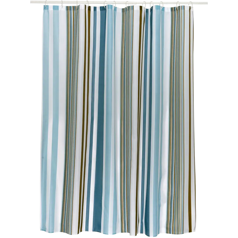 Штора для ванны Streaks 180x180 см, полиэстер, цвет белый 82124846 STLM-2210098 Santreyd lite - Вид №1