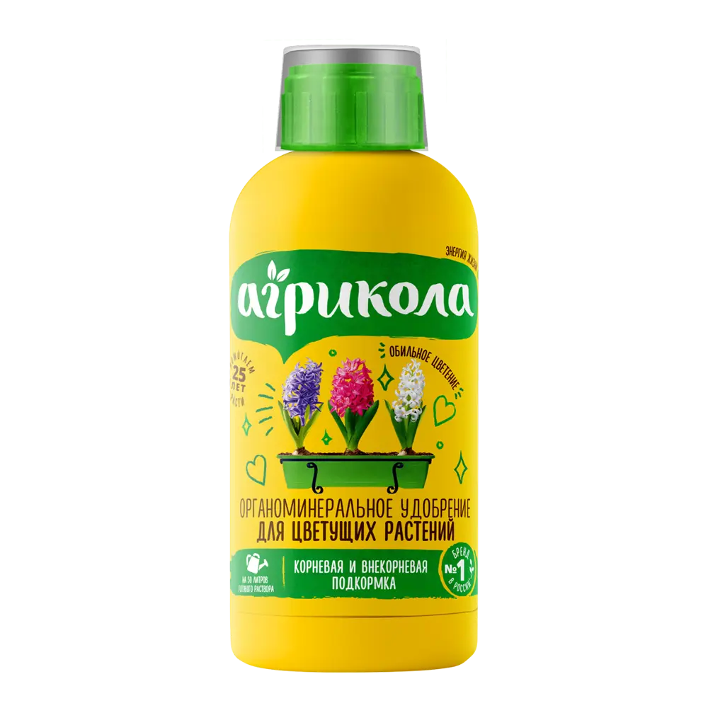 АГРИКОЛА Аква — жидкое удобрение для цветущих растений 250 мл 82796335 STLM-0035989