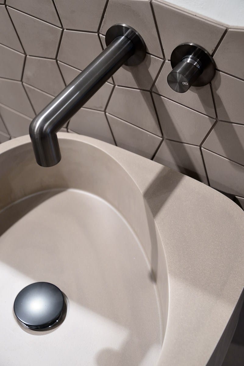 Бетонный одиночный подвесной умывальник Moab Elletre ARCH-00078215 - Вид №2