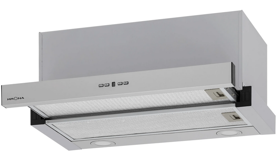 9229093 Вытяжка телескопическая KRONA KAMILLA T POWER 600 Inox серебристый/серебристый KRONA1 STDN-0123368 - Вид №9