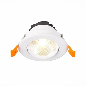 Светильник точечный светодиодный встраиваемый ALMA LIGHT ALD00157WH-4000K-LED.1x8W под отверстие 75 мм 3 м² нейтральный белый свет цвет белый