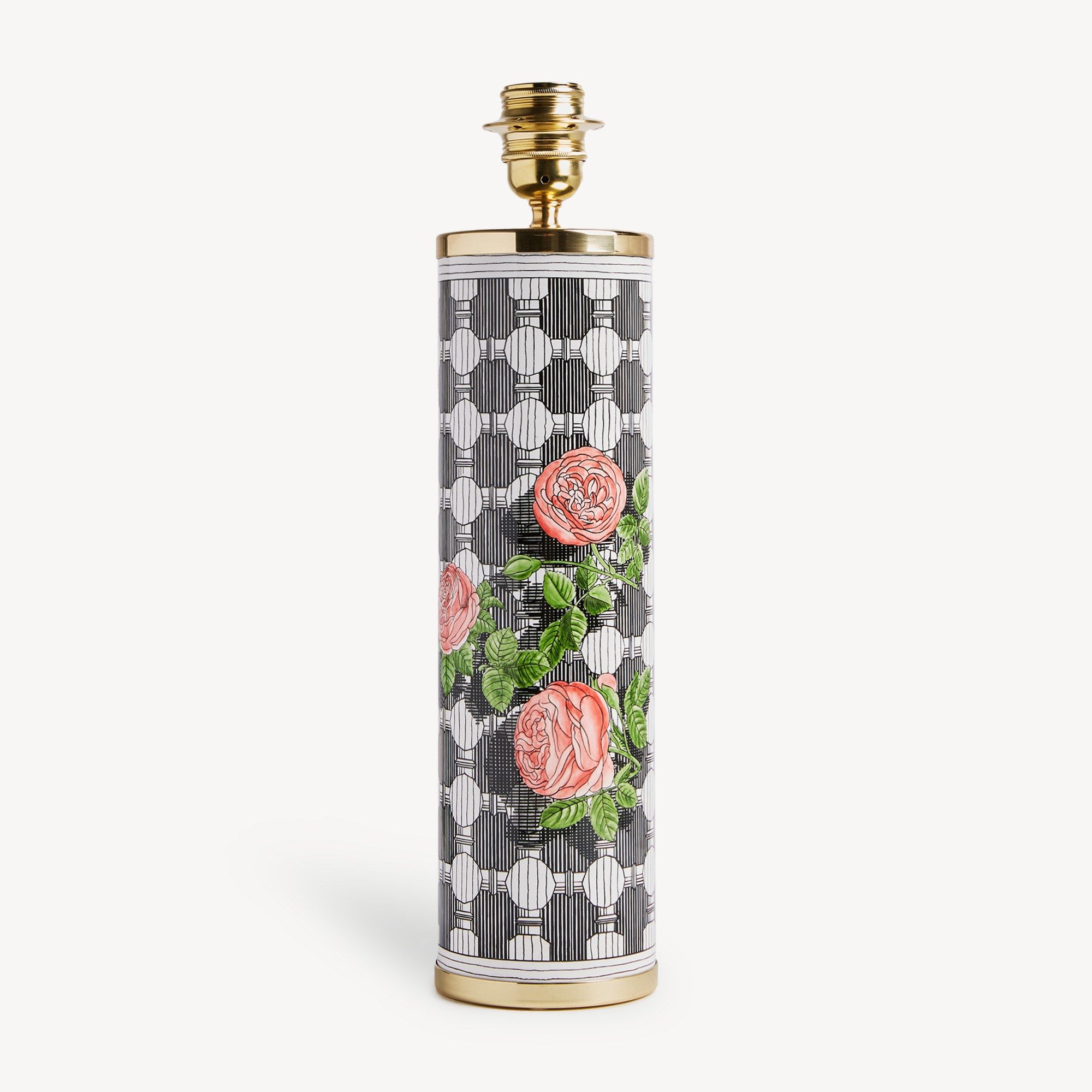 Металлическая настольная лампа Fornasetti Musciarabia con rose ARCH-00096460 - Вид №1