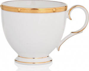 32216 Noritake Чашка чайная Noritake "Рочель,золотой кант" 200мл Фарфор костяной