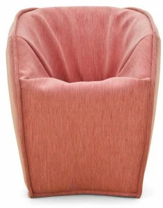 Moroso Кресло со съемным чехлом из ткани с подлокотниками M.a.s.s.a.s.