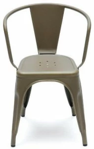 Tolix Металлический стул с подлокотниками A