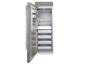 Встраиваемый вертикальный морозильник