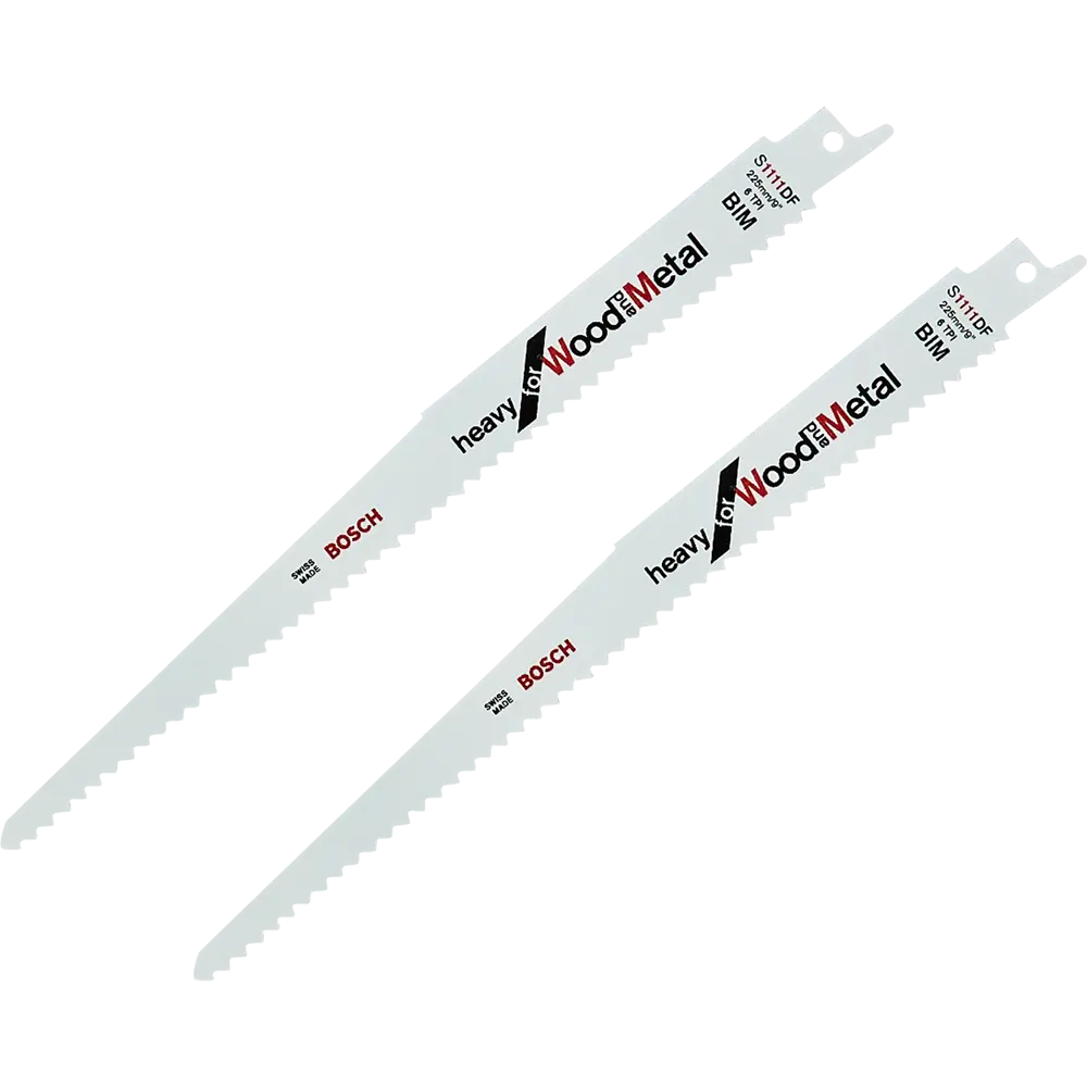 Пилка по дереву и металлу 225 мм для Bosch S1111DF 2 шт BOSCH PROFESSIONAL STLM-2197503