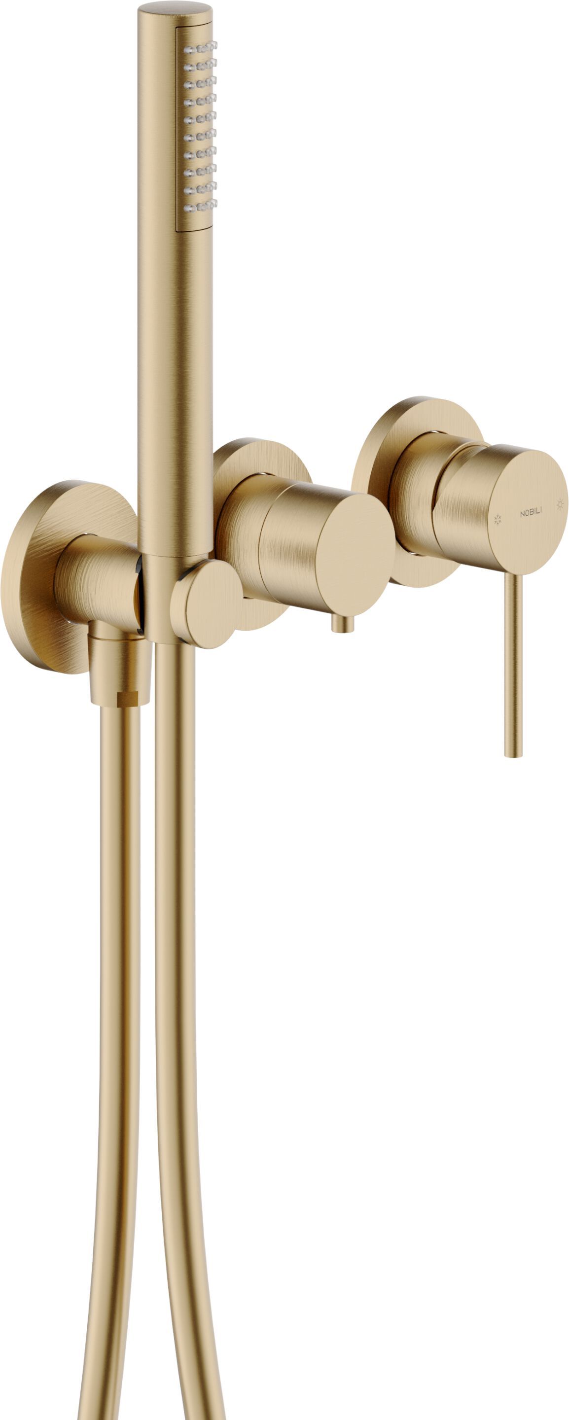 Однорычажный смеситель для душа с 3 отверстиями и ручным душем Nobili Velis ARCH-00073970 - Вид №5