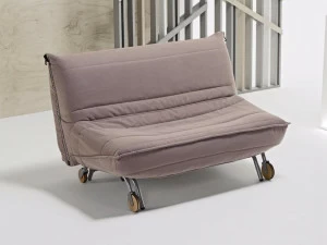 Dienne Salotti 2-местный диван-кровать с обивкой из ткани на колесиках
