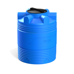 90845776 Емкость для воды цилиндрическая V 300 голубая 300 л STLM-0410825 POLIMER GROUP