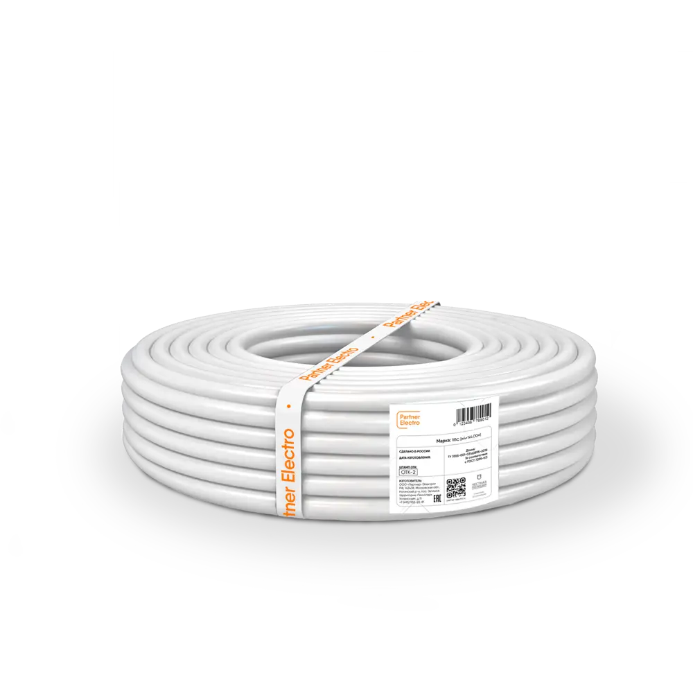 Провод Партнер-Электро ПВС 3x4 10 м ГОСТ цвет белый STLM-2130246 - Вид №1